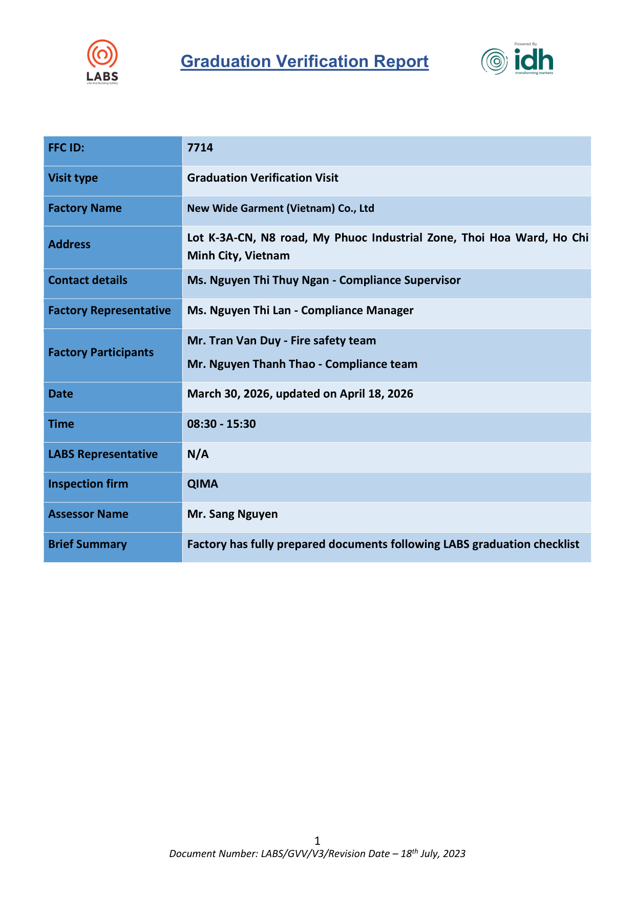 OK-LABS Verification Report